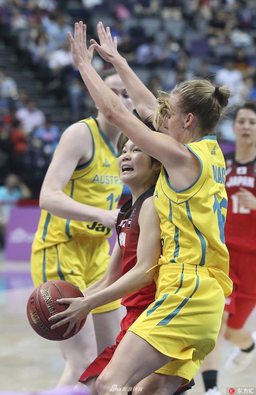 日本女篮对阵澳大利亚女篮决赛