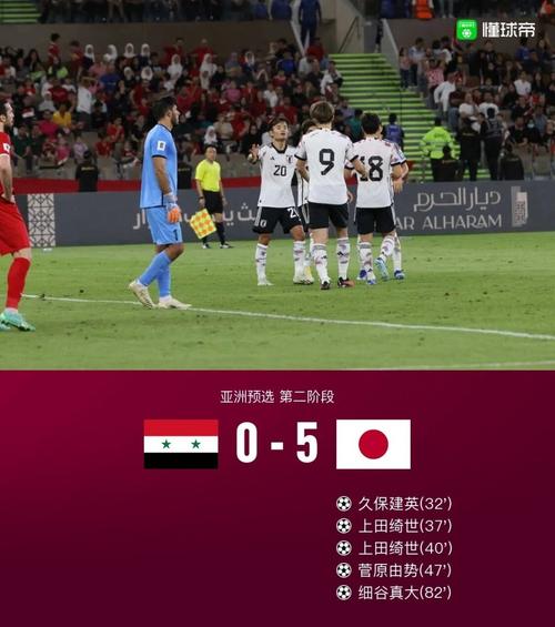 日本5-0叙利亚是让几球