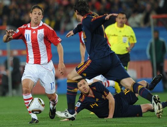 西班牙vs巴拉圭集锦